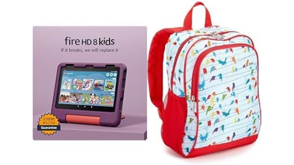 fire hd 8 kids grape bundle