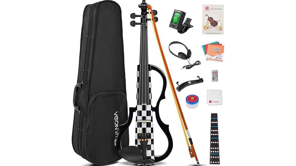 full size electric violin set