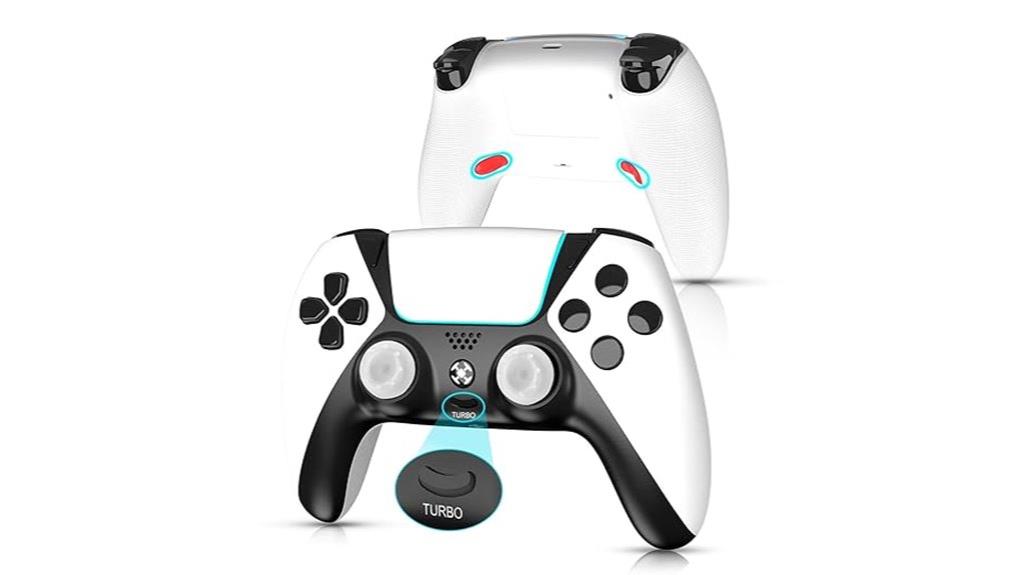 gaming controller with paddles