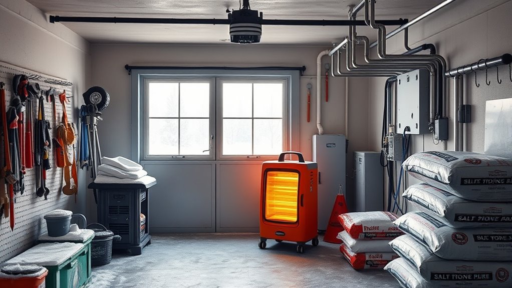 garage basement winter maintenance