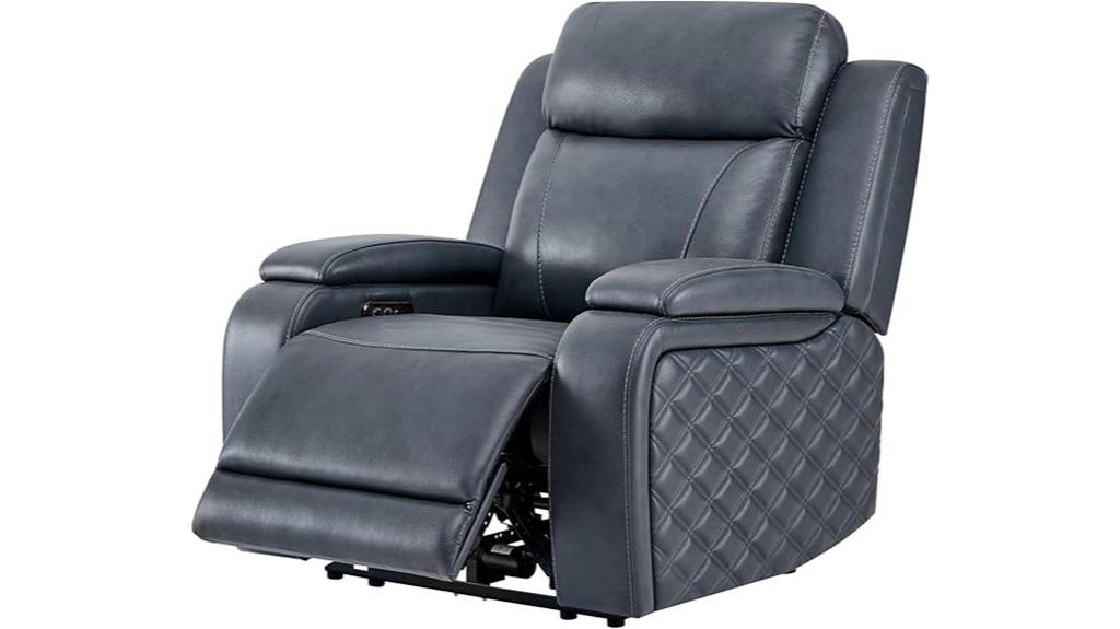 genuine leather recliner chairs