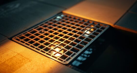 glare free catch basin lighting