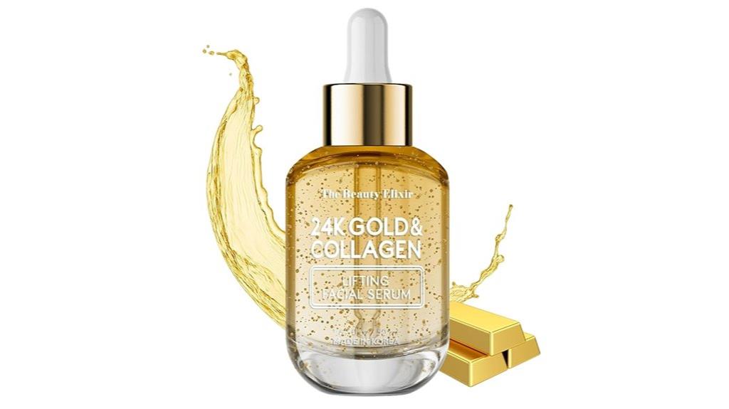 gold infused collagen hydrating serum