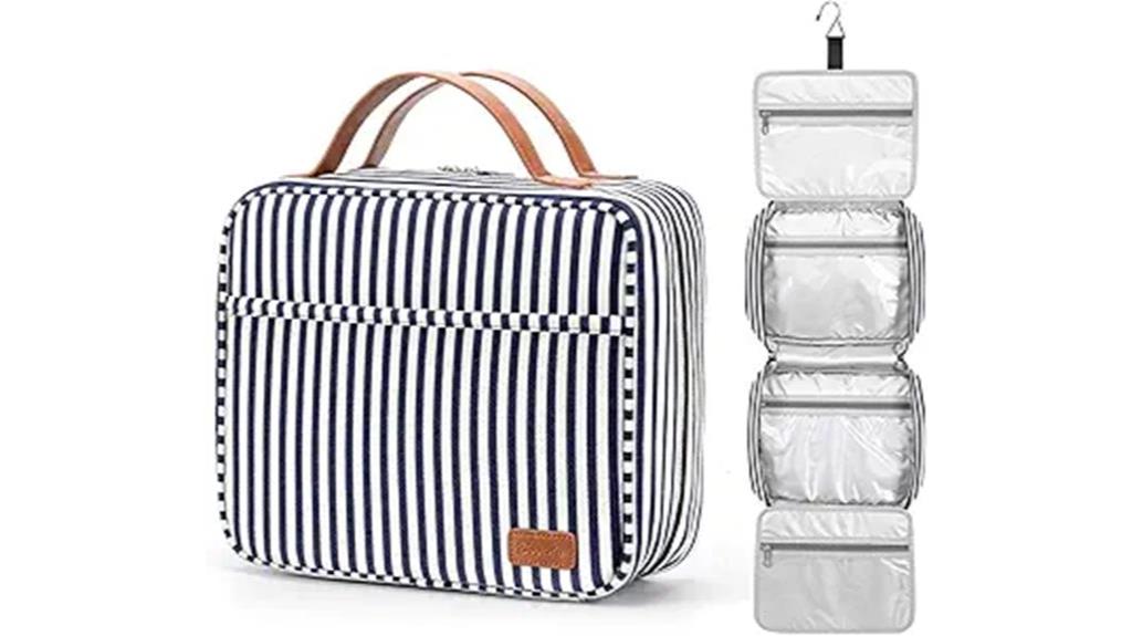 hanging toiletry bag organizer