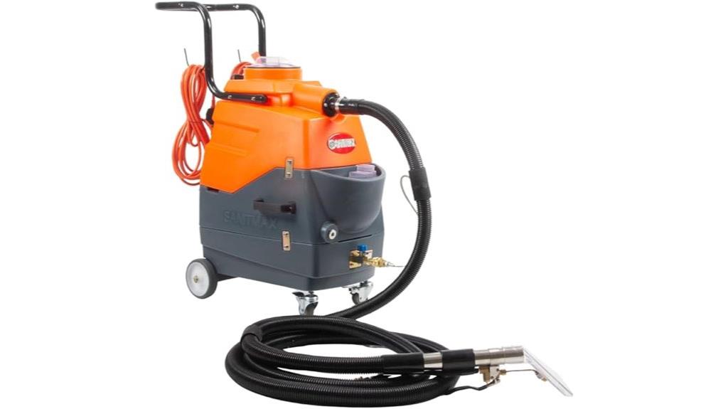 heated commercial carpet extractor
