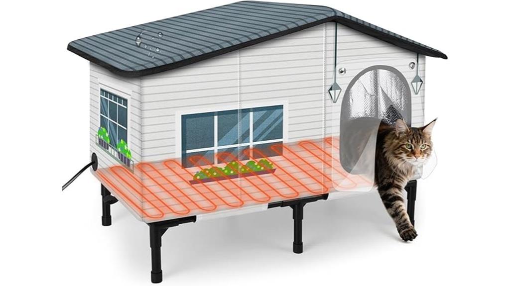 heated outdoor cat shelter