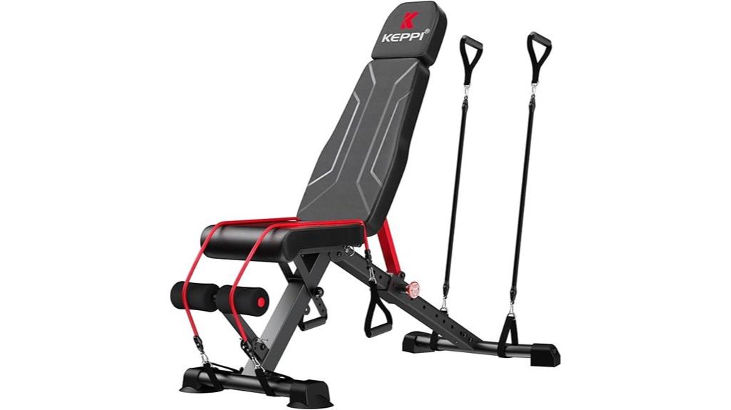 heavy duty adjustable workout bench