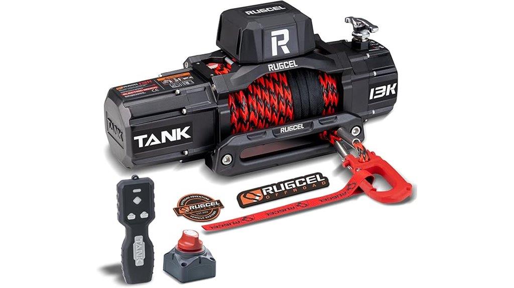 heavy duty synthetic winch