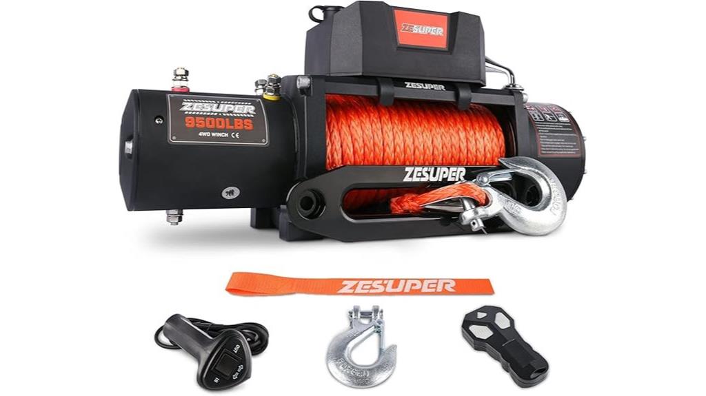 heavy duty wireless electric winch