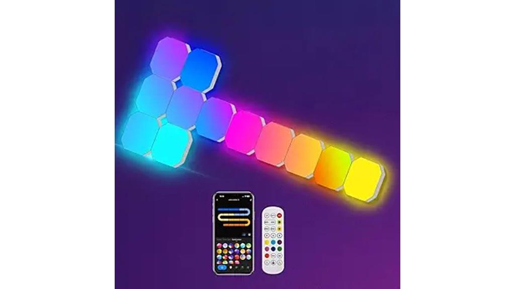 hexagonal rgb led panels