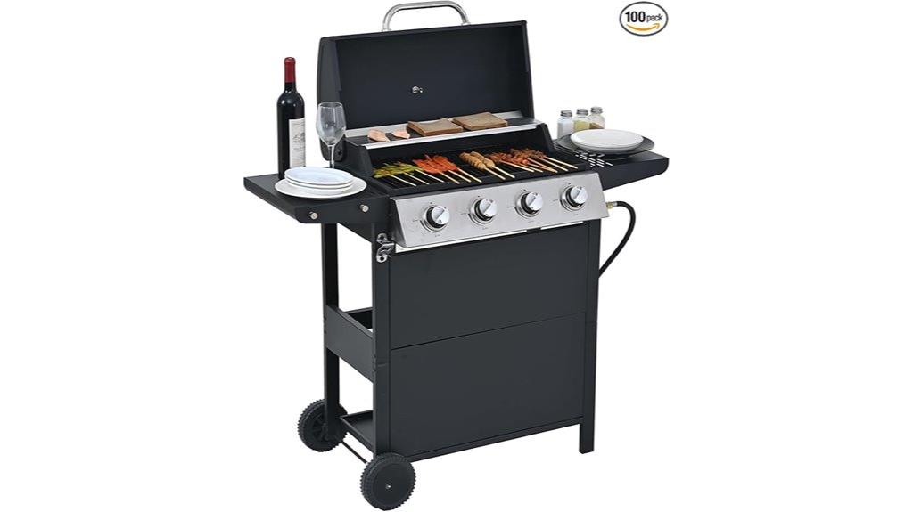 high btu cast iron grill