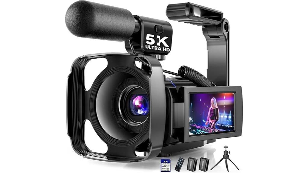 high resolution 5k video camcorder