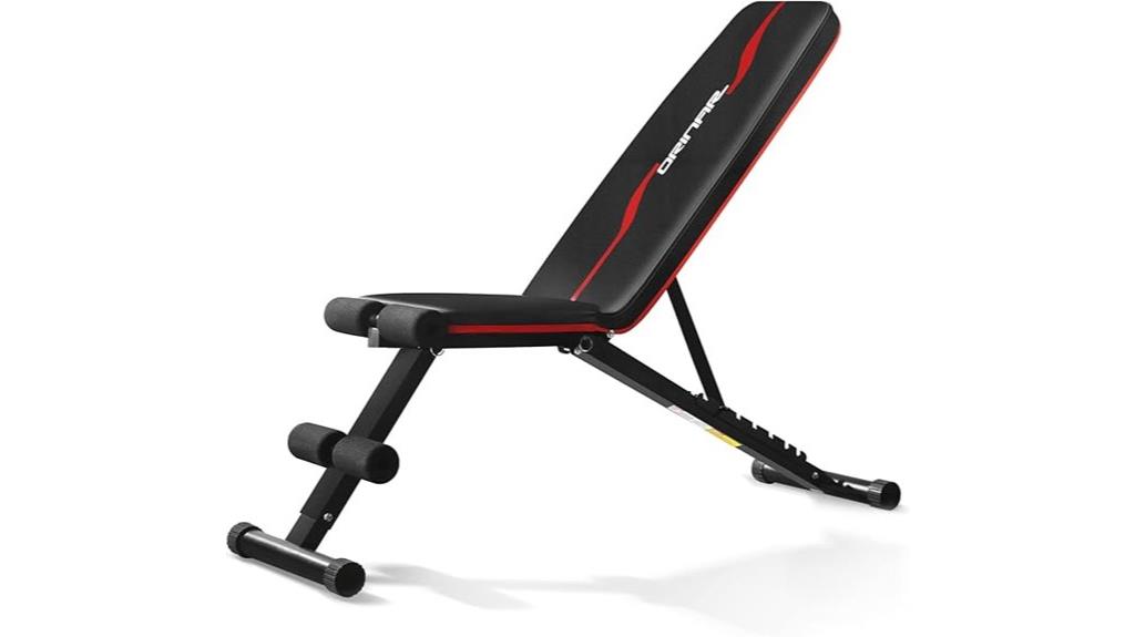 home gym adjustable bench