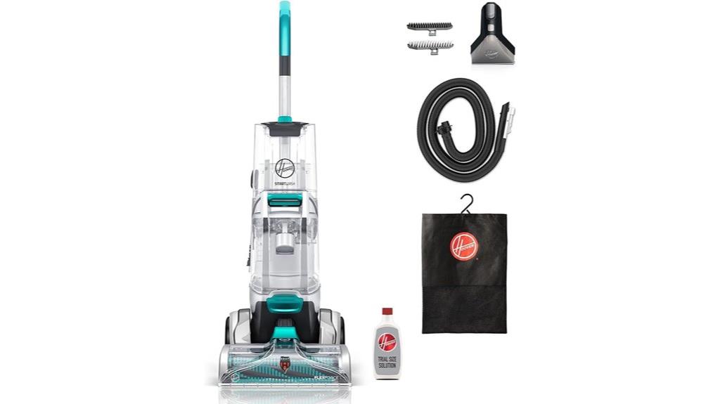 hoover turquoise automatic carpet cleaner