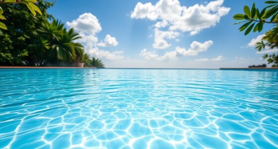 ideal pool temperature range