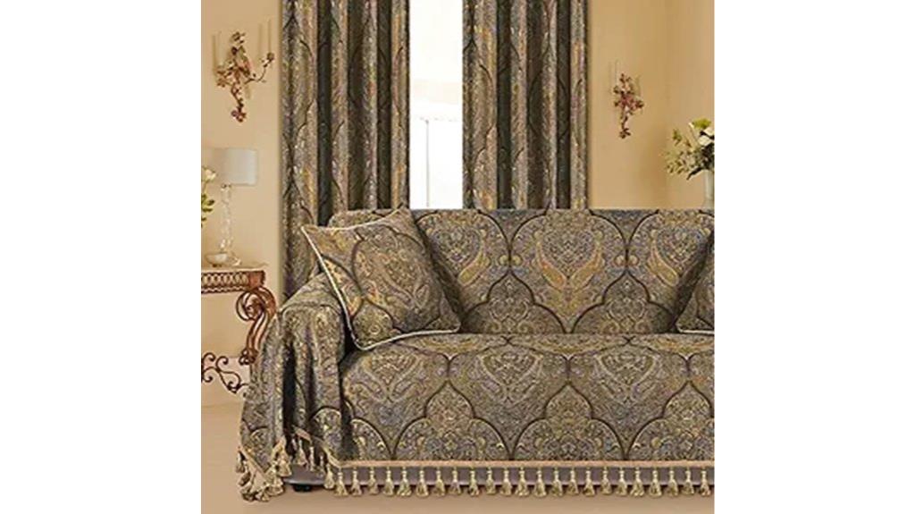 jacquard couch cover