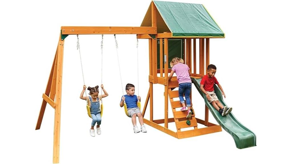 kidkraft appleton swing set