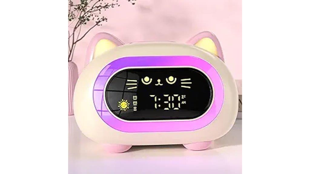 kids alarm clock with nightlight