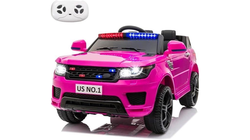 kids police car ride on