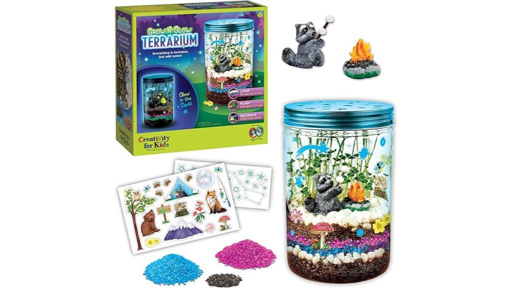 kids terrarium craft kit