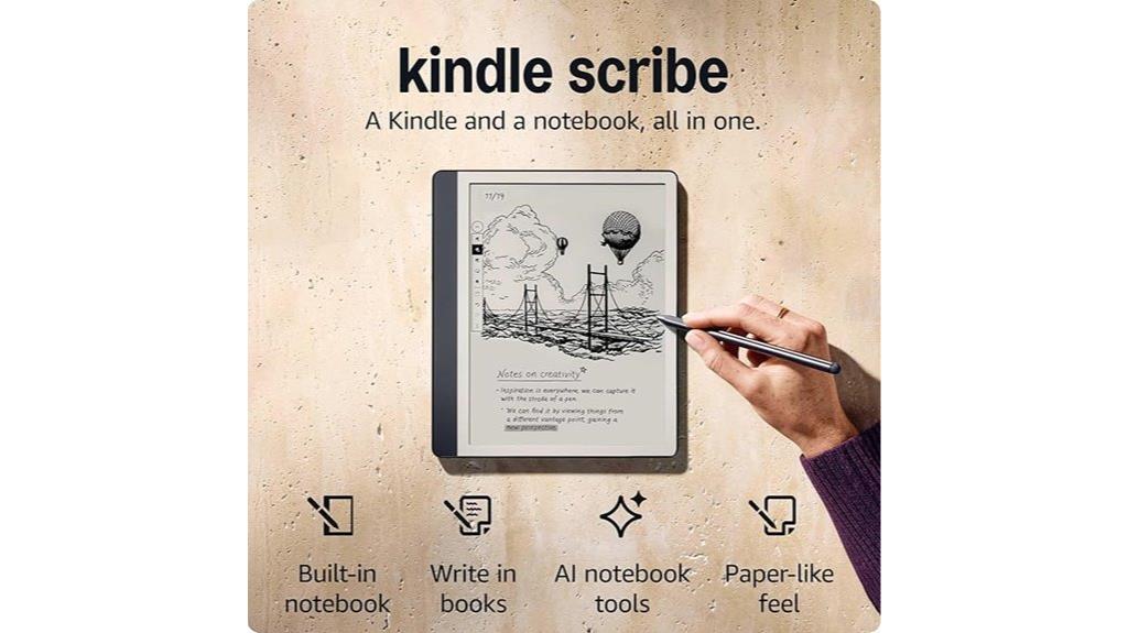 kindle scribe with pen