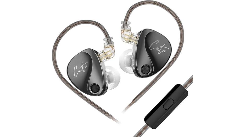 kz castor in ear monitors