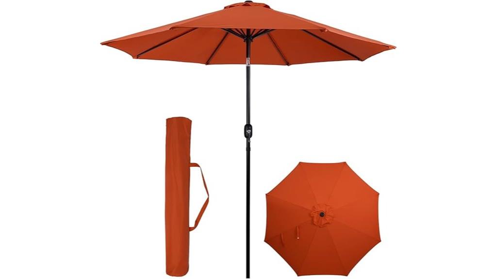 large 9 ft patio umbrella