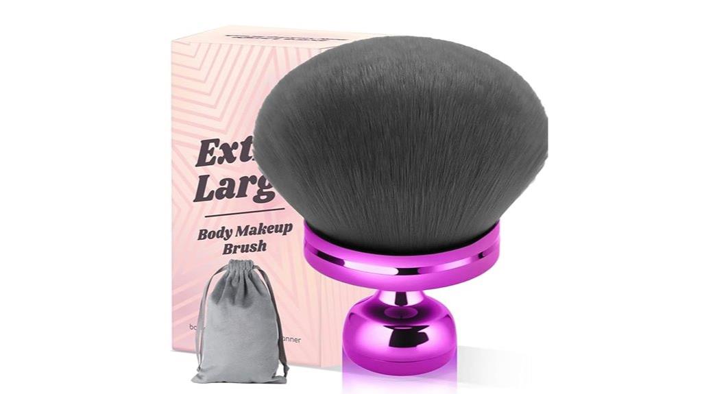 large body tan brush