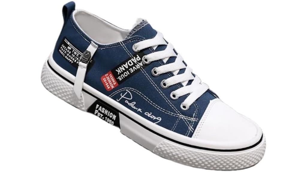 large men s canvas sneakers