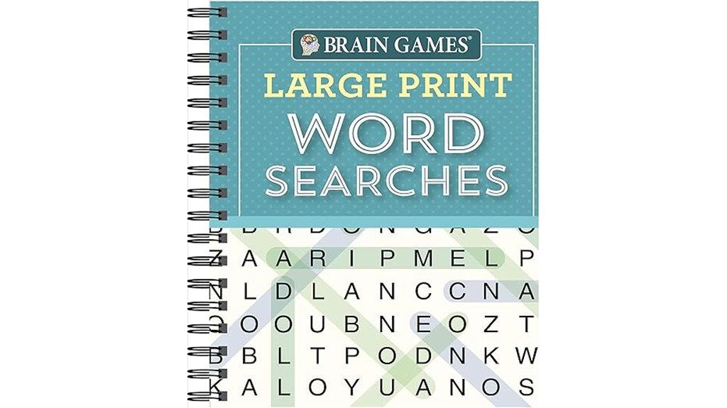 large print word search