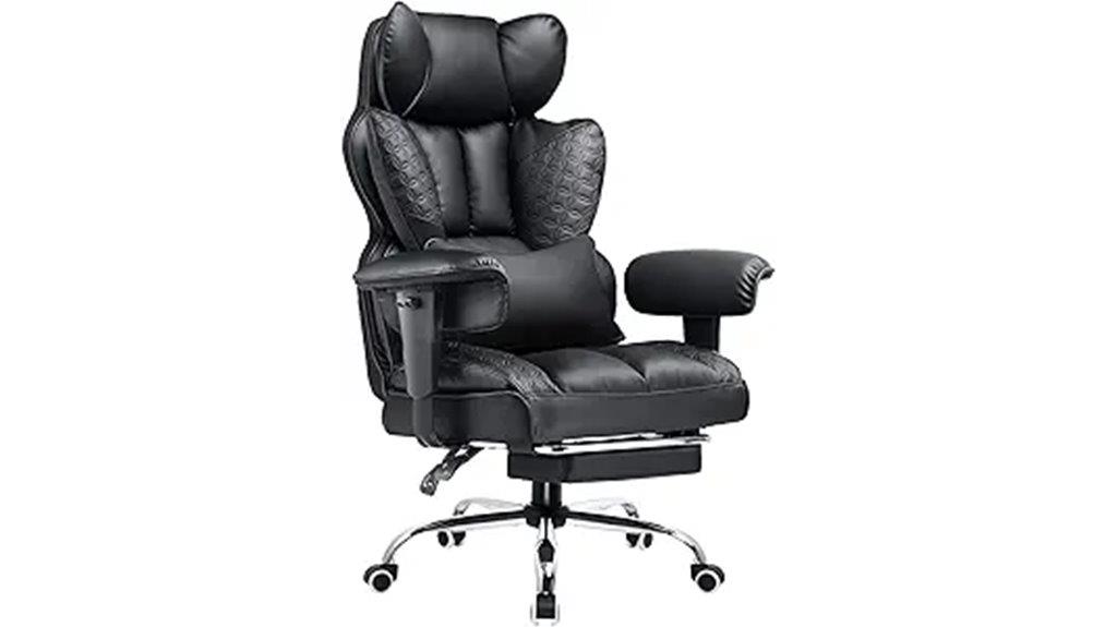 large reclining office chair