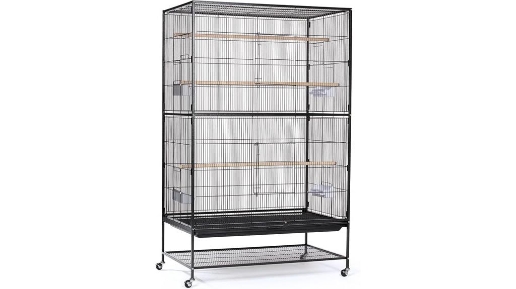 large wrought iron bird cage
