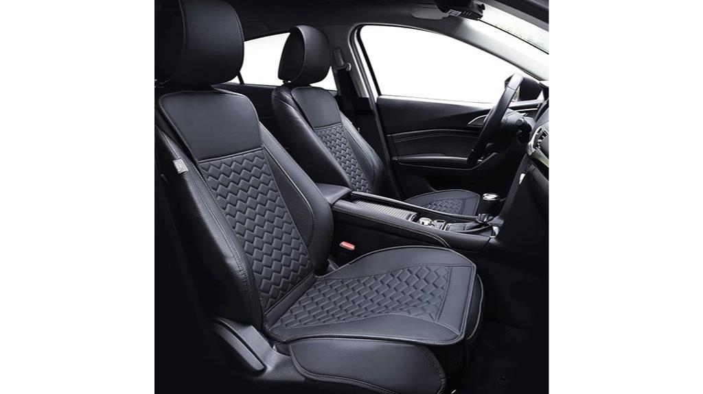 leather waterproof front seat covers