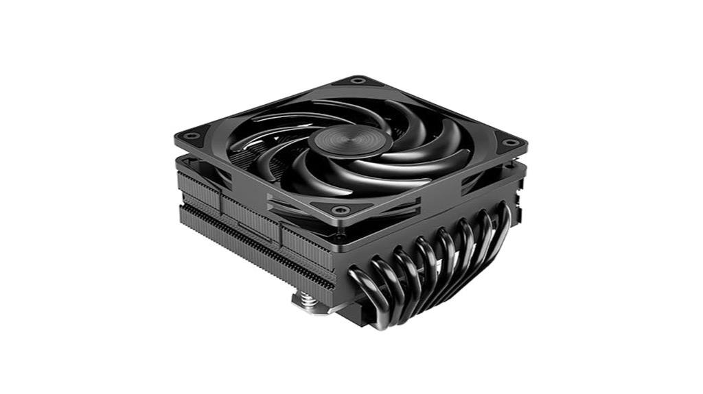 low height 8 heatpipe cooler