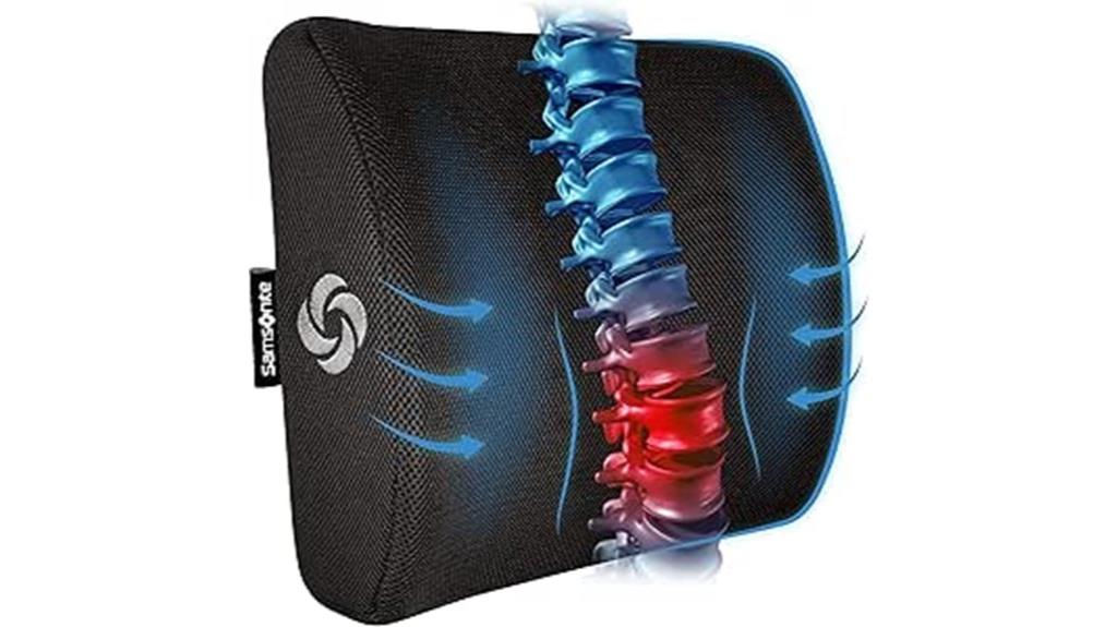 lumbar support for seat