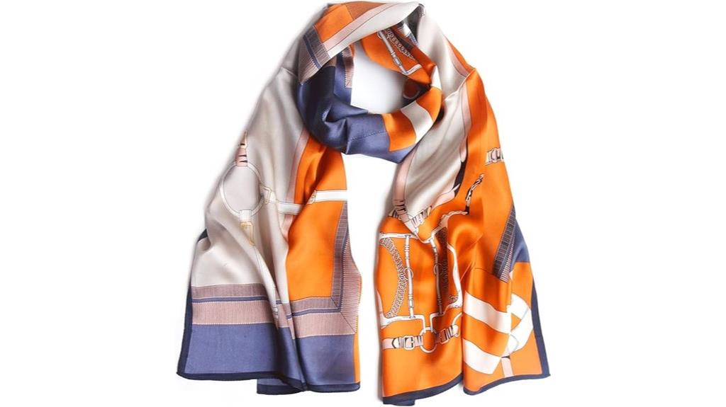 luxurious mulberry silk scarf