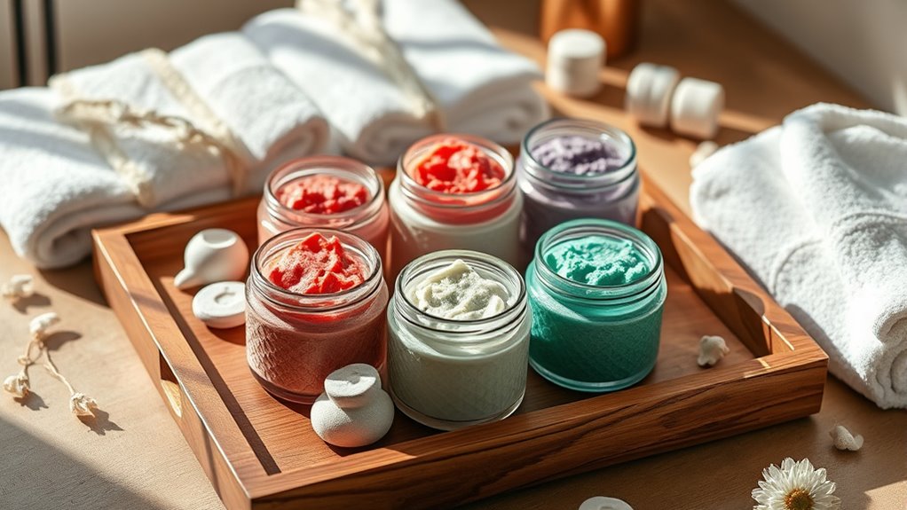 luxury body scrub sets