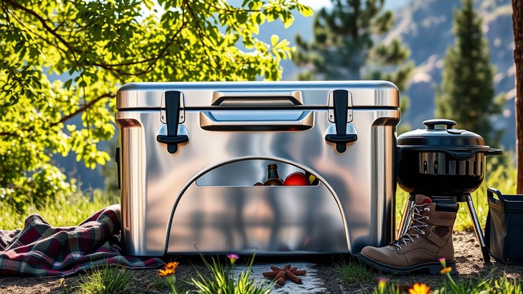 luxury camping cooler selection