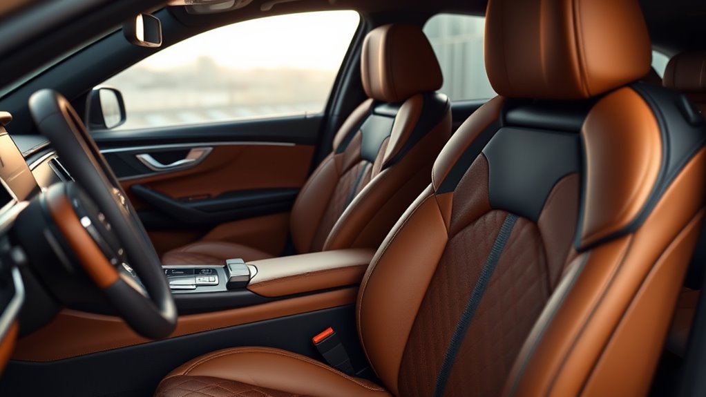 luxury car seat cover options