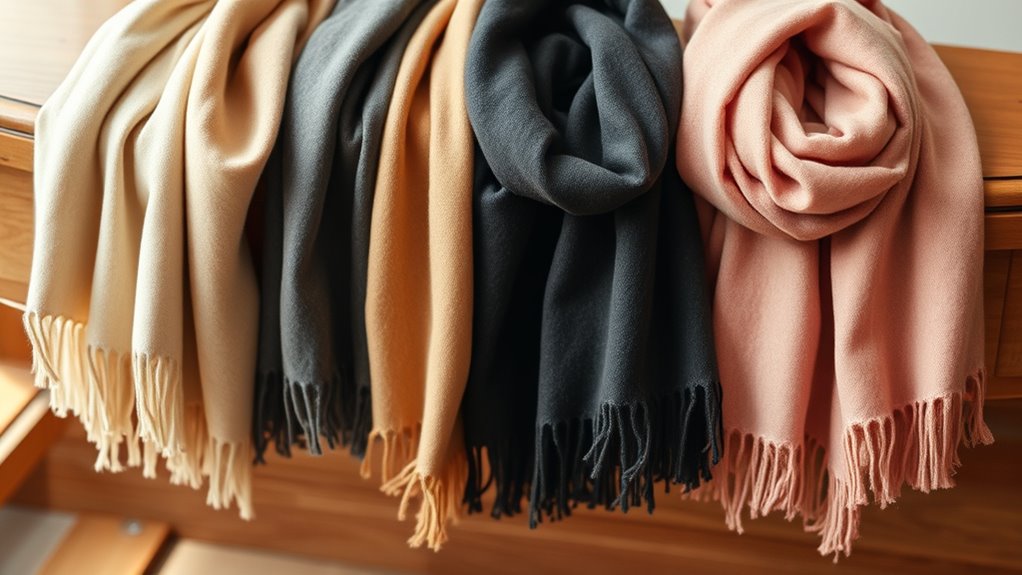 luxury cashmere winter scarves