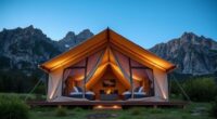 luxury durable camping tents
