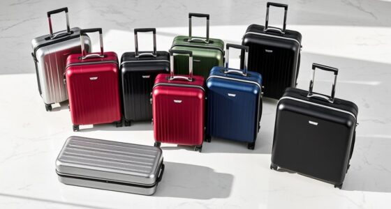 luxury durable suitcase sets