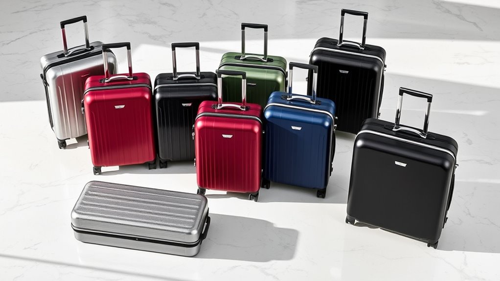 luxury durable suitcase sets