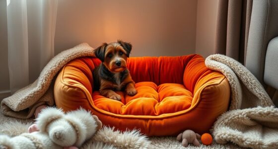 luxury heated pet beds