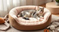 luxury orthopedic cat beds