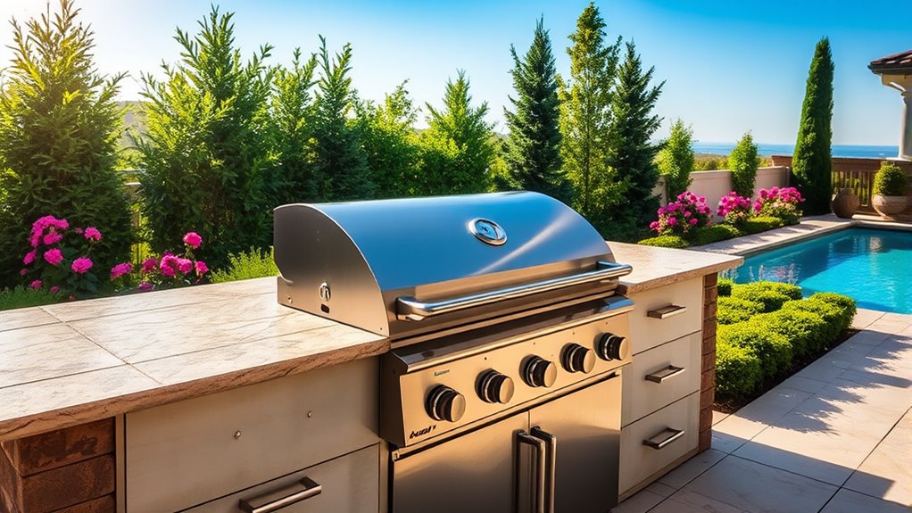 luxury outdoor grill selection