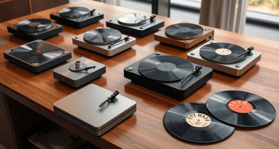 luxury vinyl turntable collection