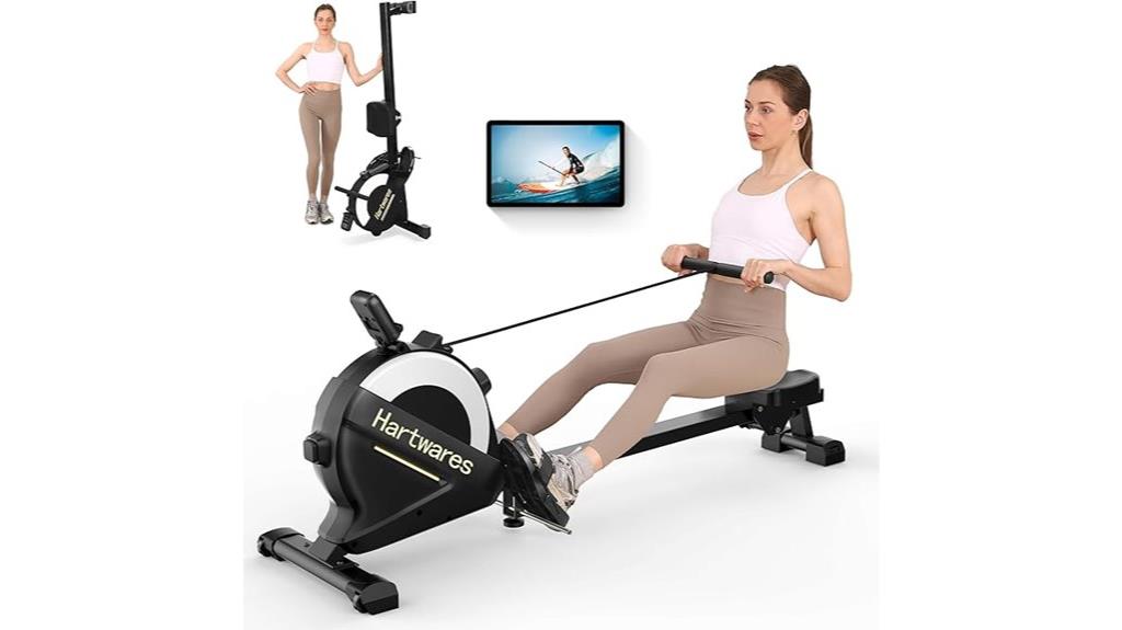 magnetic home rowing machine