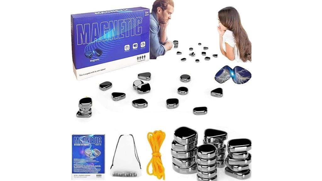 magnetic multiplayer chess stones