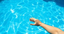 minimize splashing in pools